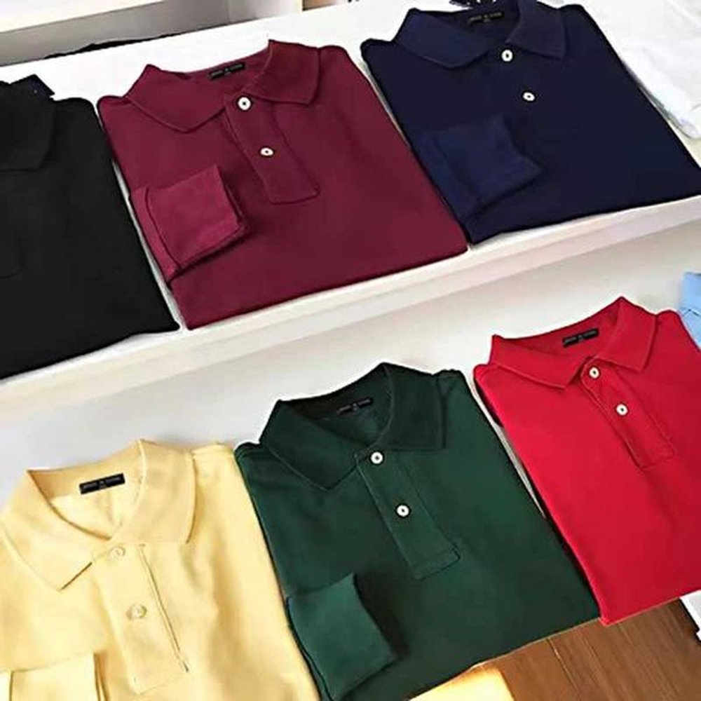 100% cotton spring autumn Para Hombre mens shirt long Sve mens shirt collar top S-5XL W241106