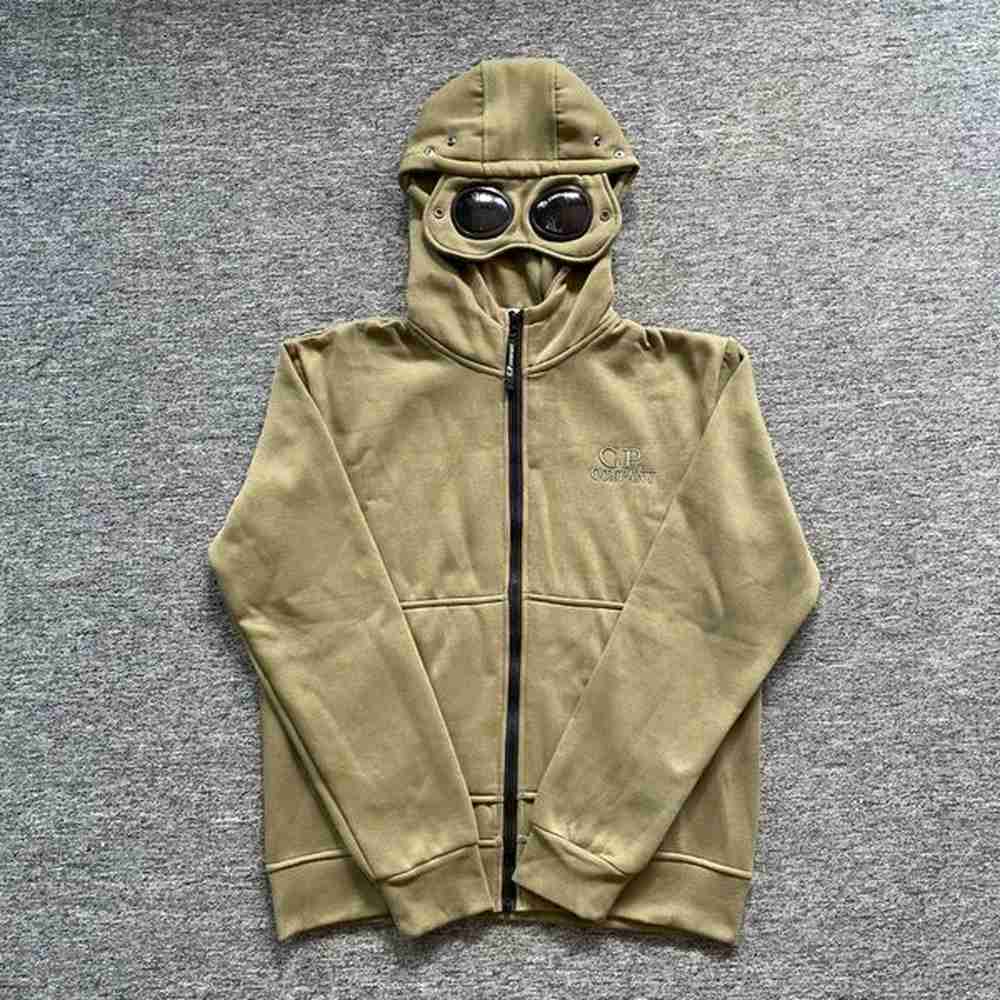 CP Trendy Comforters Sets Glasses New Mens And Womens Couples Round Lens Zipper Hoodie Senior Sense Senior Sense High End New Style Minimali