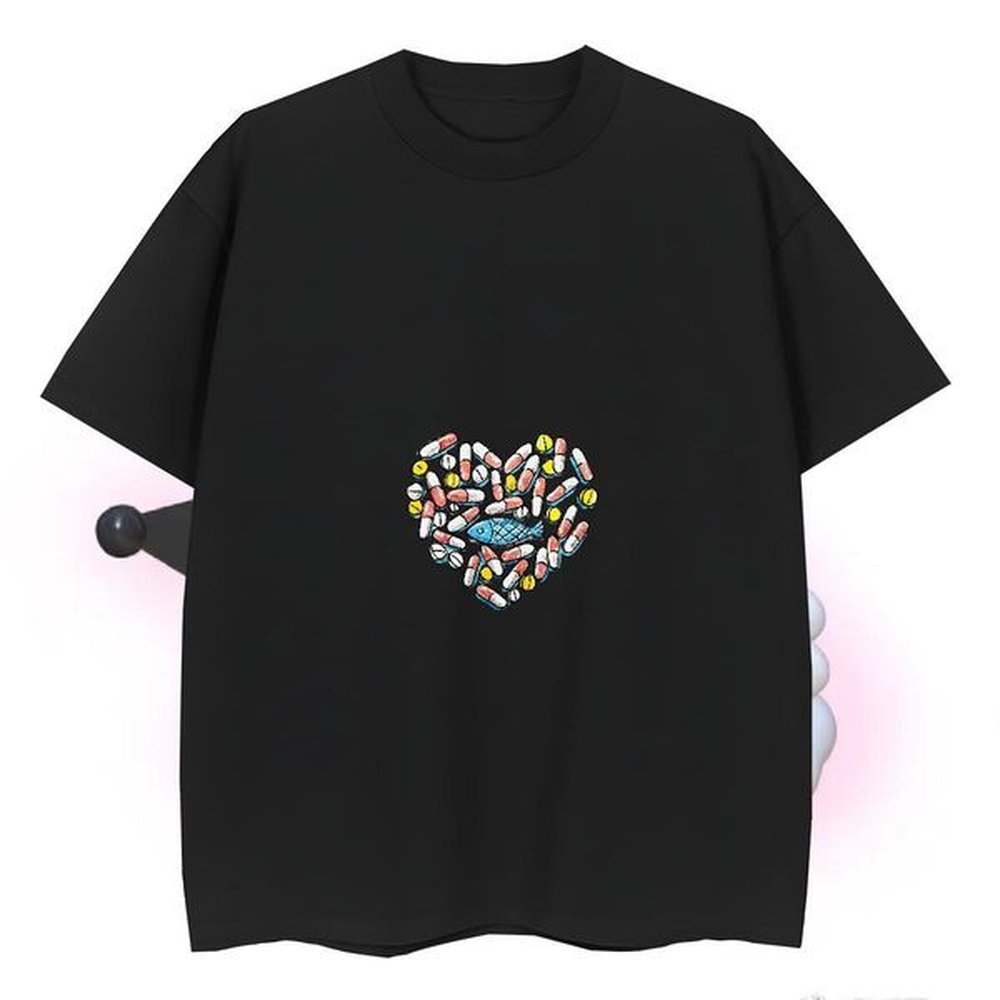 Custom Men T Shirts icon 230g Cotton Couples T Shirts Outdoor Crew Neck DIY Anime Cool Tshirts