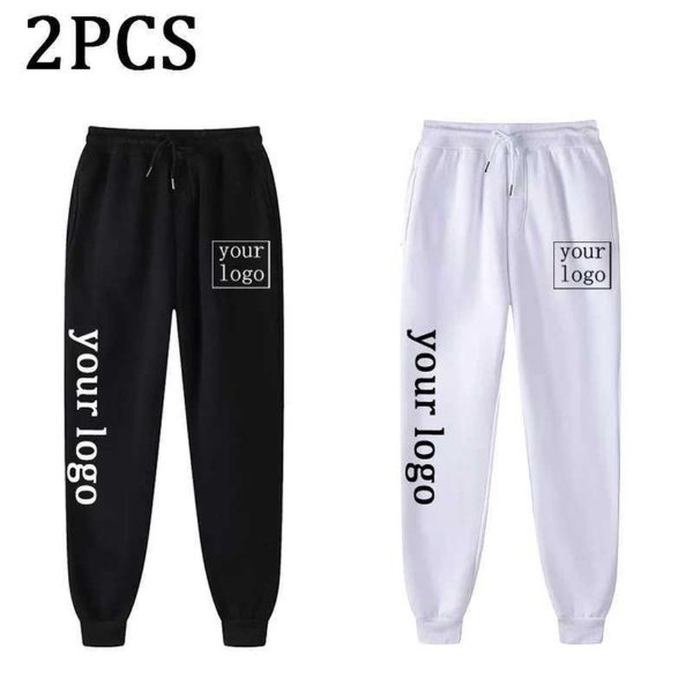 Customized mens sports pants/picture text DIY pants designed by yourself fashionable and casual couple running sports pants X241216