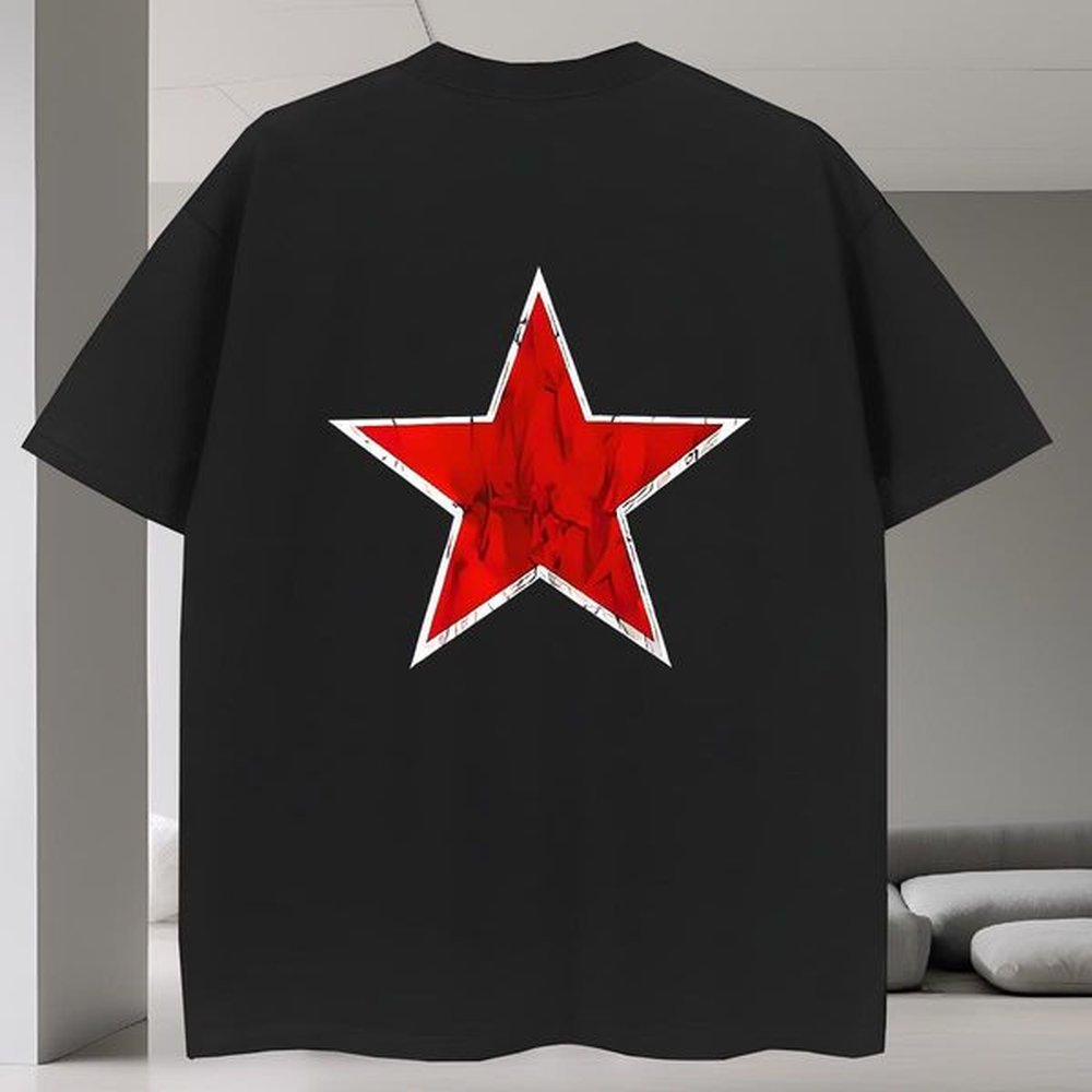 Customized Tshirt for Man Woman 230g 100% Cotton Home Outdoor star Pure Cotton T-Shirts Brand Floral Print Wear