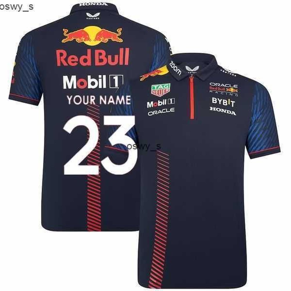 Cycling Polos Men's Men's T-shirts Aston Martin Aramco Cognizant F1 2023 Official Fernando Alonso Team Polo Sleeve Formula Extreme