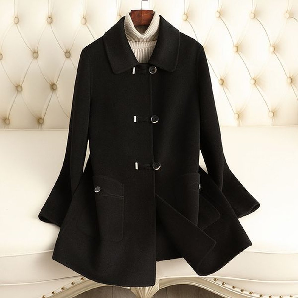 d doublefaced wool short autumn and winter new chinese style