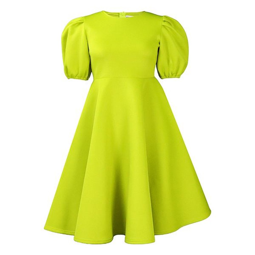 d european and american fashion new round neck temperament bubble