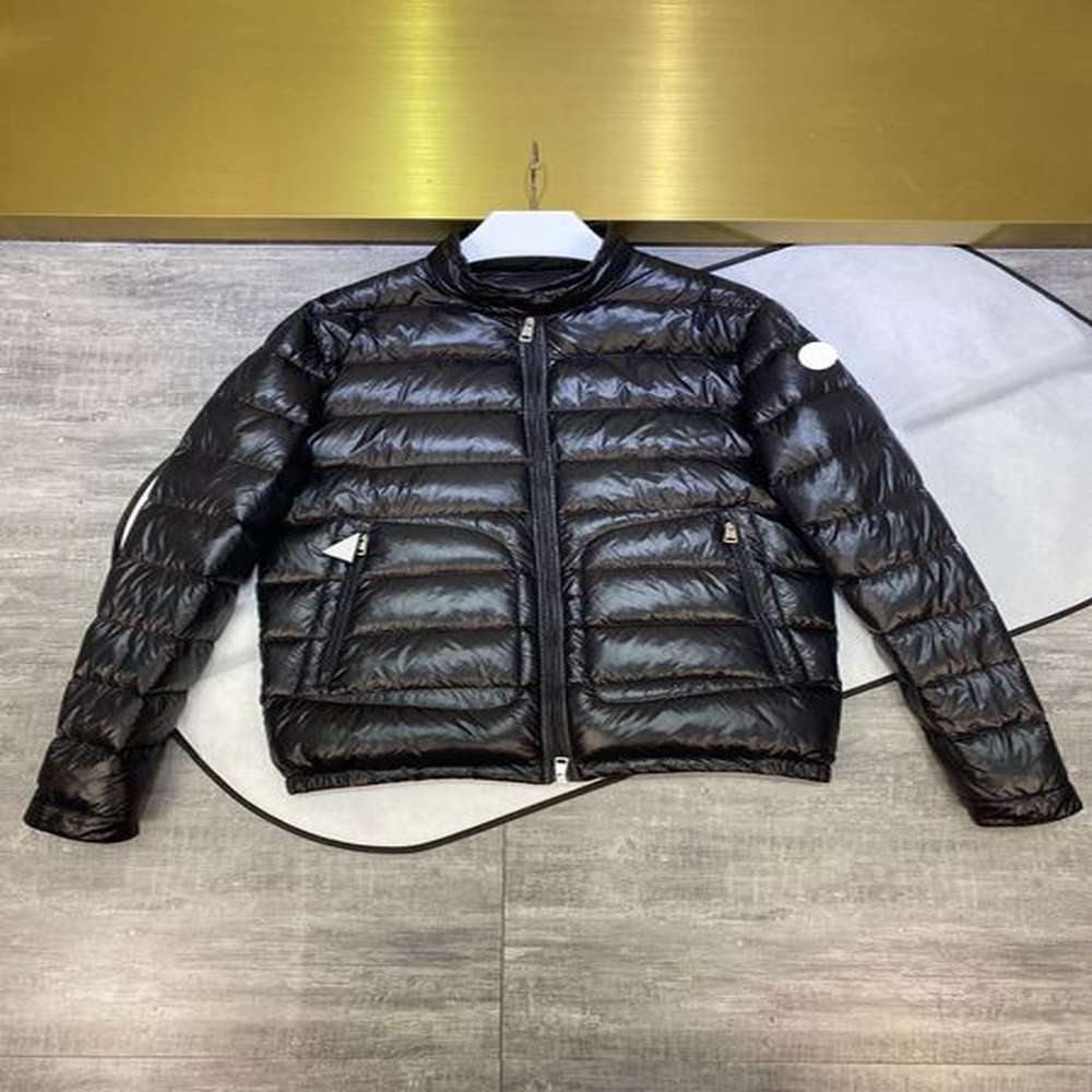 D Pocket Design Mens Down Jacket Arm Badge Stand Collar puffer jacket Winter Fashion warm coat Asian Size M--3XL
