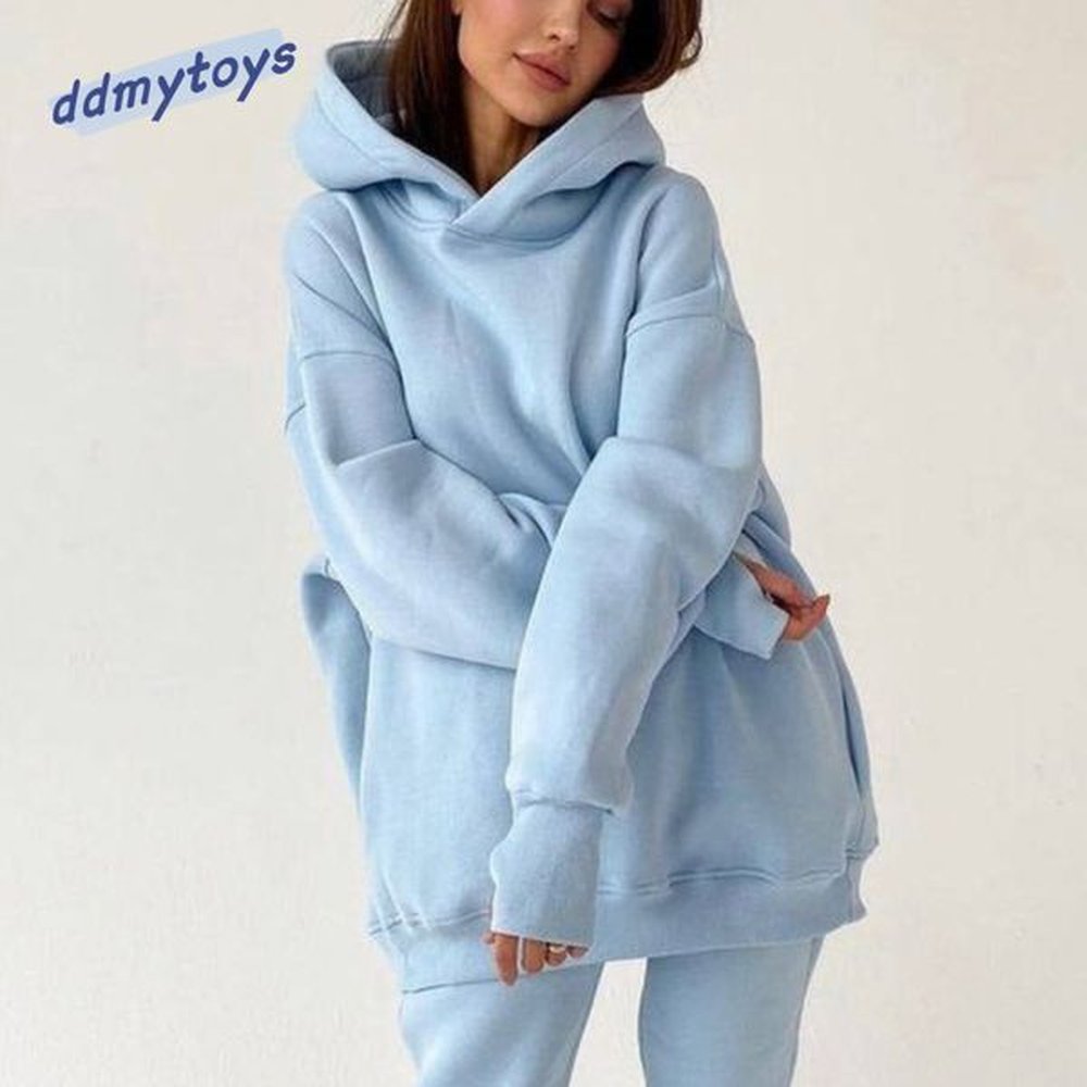 ddmytoys autumn and winter new women s fashion hooded loose
