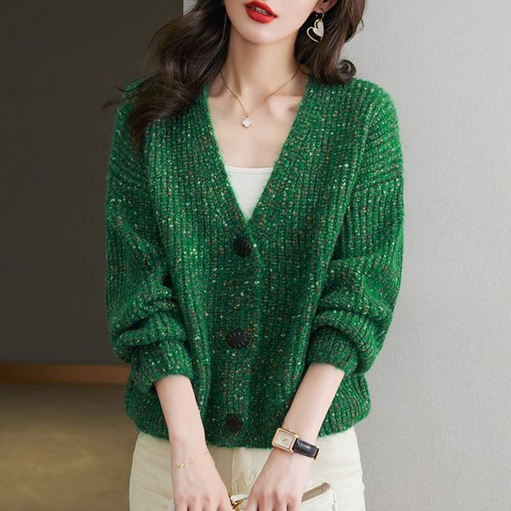 ddmytoys korean floral short jacket autumn and winter new v