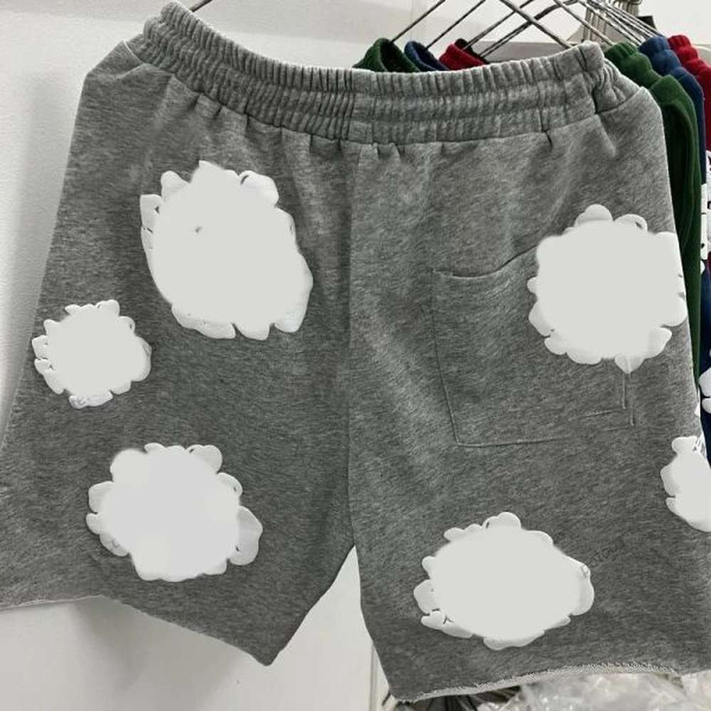 Denim Mens Tearsshorts Designer Swim Shorts Men Casual Short Pants Kapok Foam Printing Seach Shorts Fashion Street Vacation Denim Multi-Colo