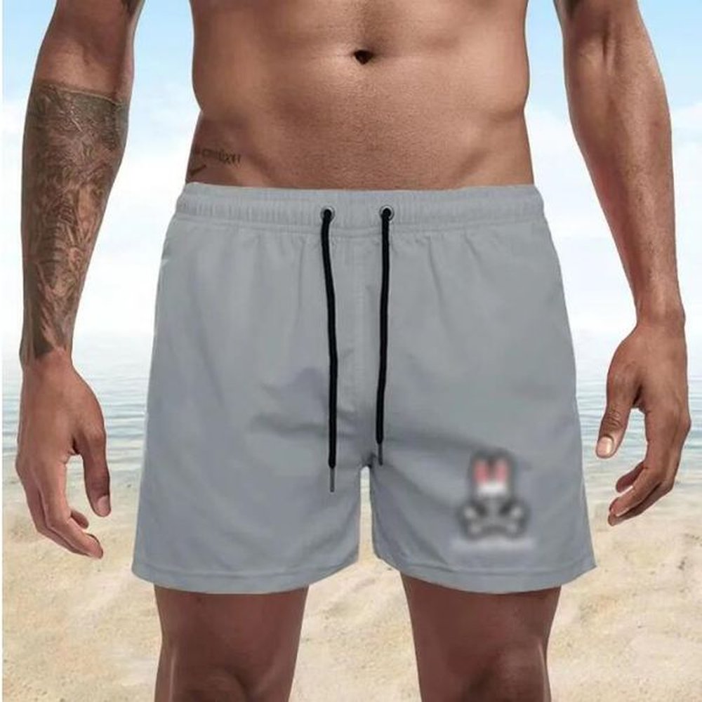 Designer Bad Bunny Shorts Men Short Animal Print Letter Casual Beachspant 44 Waist Short Relaxed Multiple Colors Loose Fit Shorts Business S