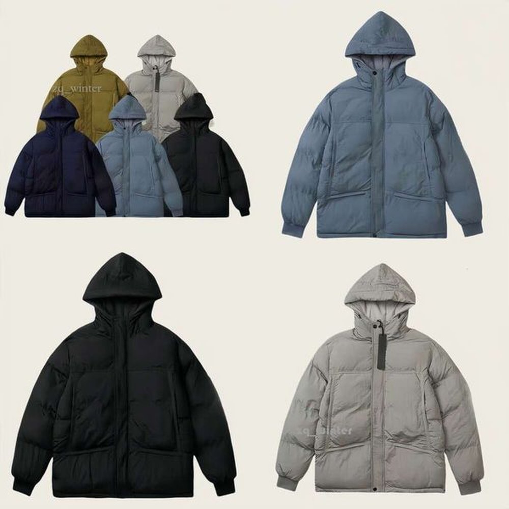 Designer badge compass jacket winters Water Resistant metal coat nylon fishing mountaineering wear Coats mens fashion stay warm down S-3XL