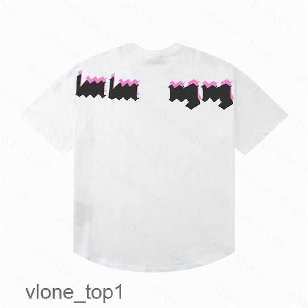 Designer Bear Palms Palmangel Tees t Shirt Summer Fashion Long Sleeve Tops Luxurys Letter Cotton Clothing Angle Short Clothes 5 ETVR