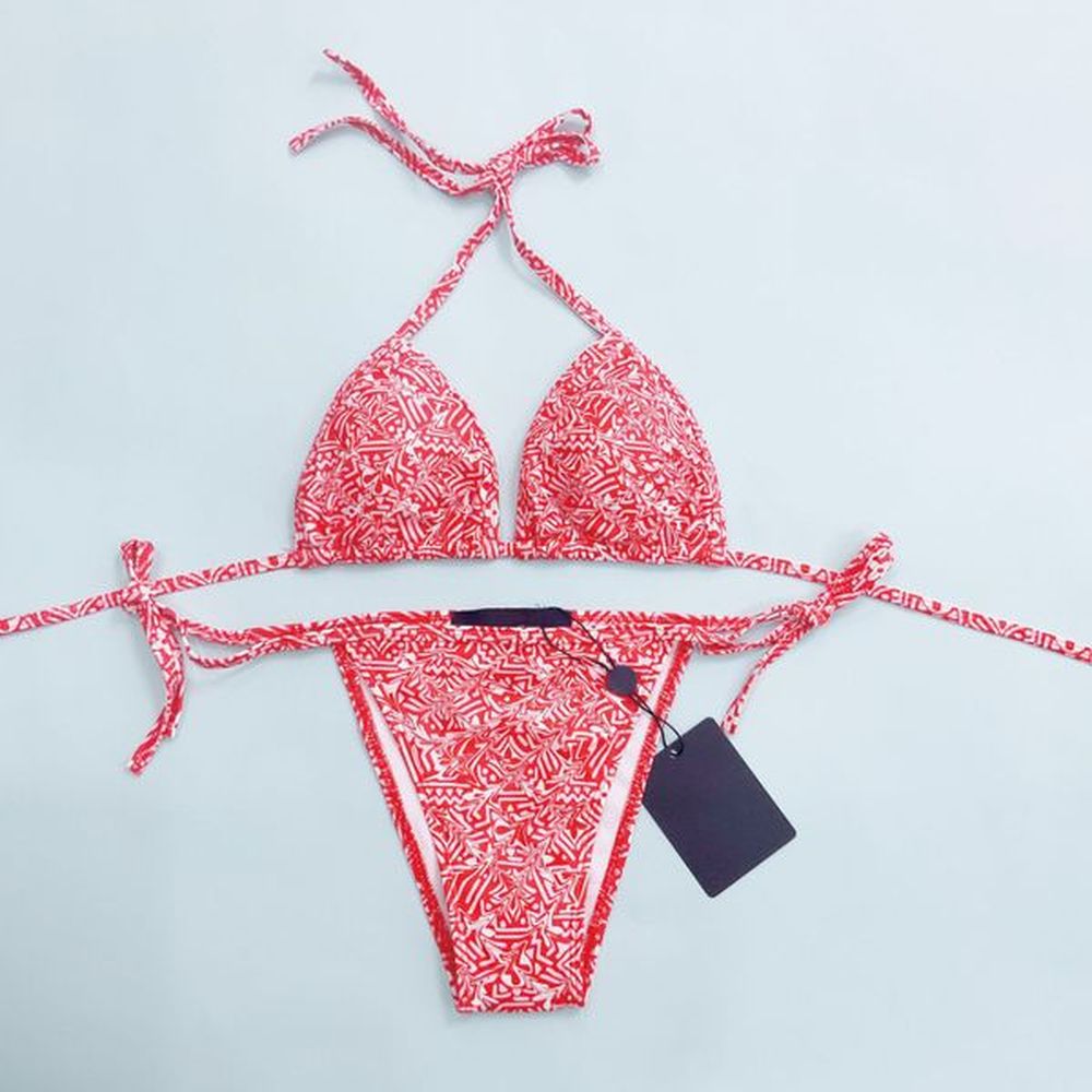 designer bikinis luxury brand triangle bikini set push up swimsuit