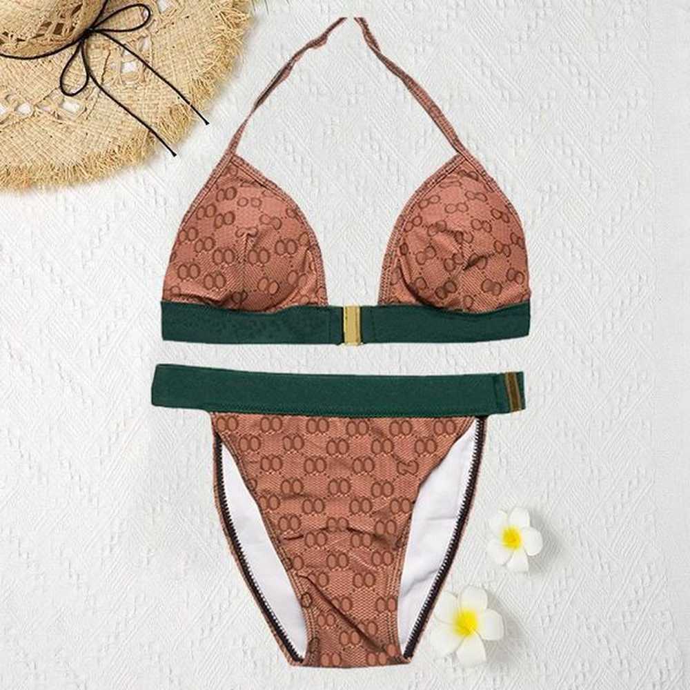 designer bikinis woman sexy bikini fashion letter pint swimsuits summer