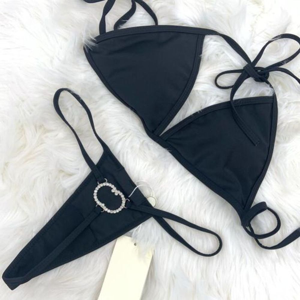 designer bikinis woman twopiece bikini with letter g crystal summer