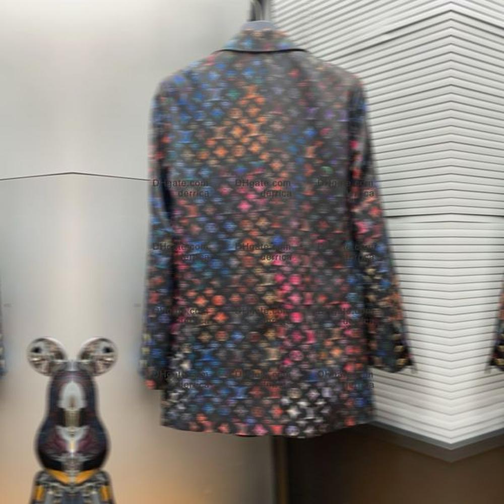 designer blazer women jacket woman classic letters tropical flowers spring
