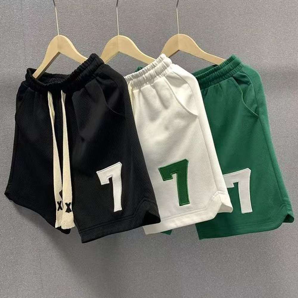 Designer brand mens shorts summer running jogging sports fitness men gym shorts beach pants casual beach sports shorts Loose sweatpants lett
