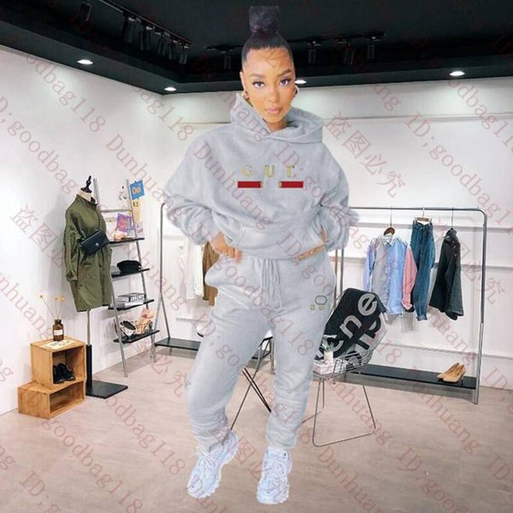 designer brand woman tracksuits jogging suits print piece set