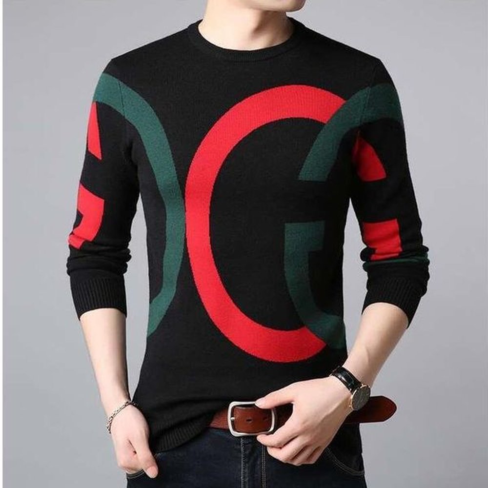 Designer Coat men's sweater Luxury G Letter Jacquard Button Cashmere Knitted Sweater Fashion Knit Pullovers Sweaters