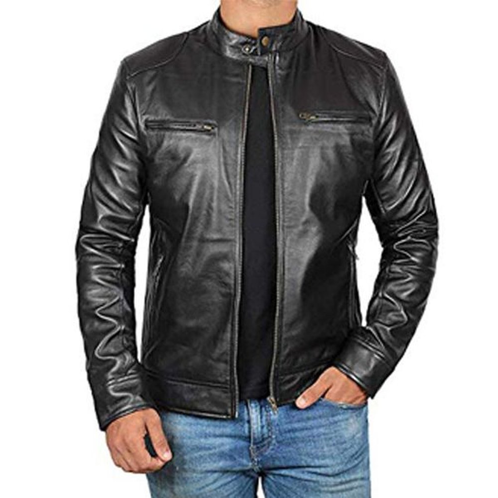 Designer Cool Mens Jackets Mens Luxury Style Men Fake Fur Leather Jacket Black Brown Slim Fit Warm Outdoor Windproof Biker Male Fashion Zipp
