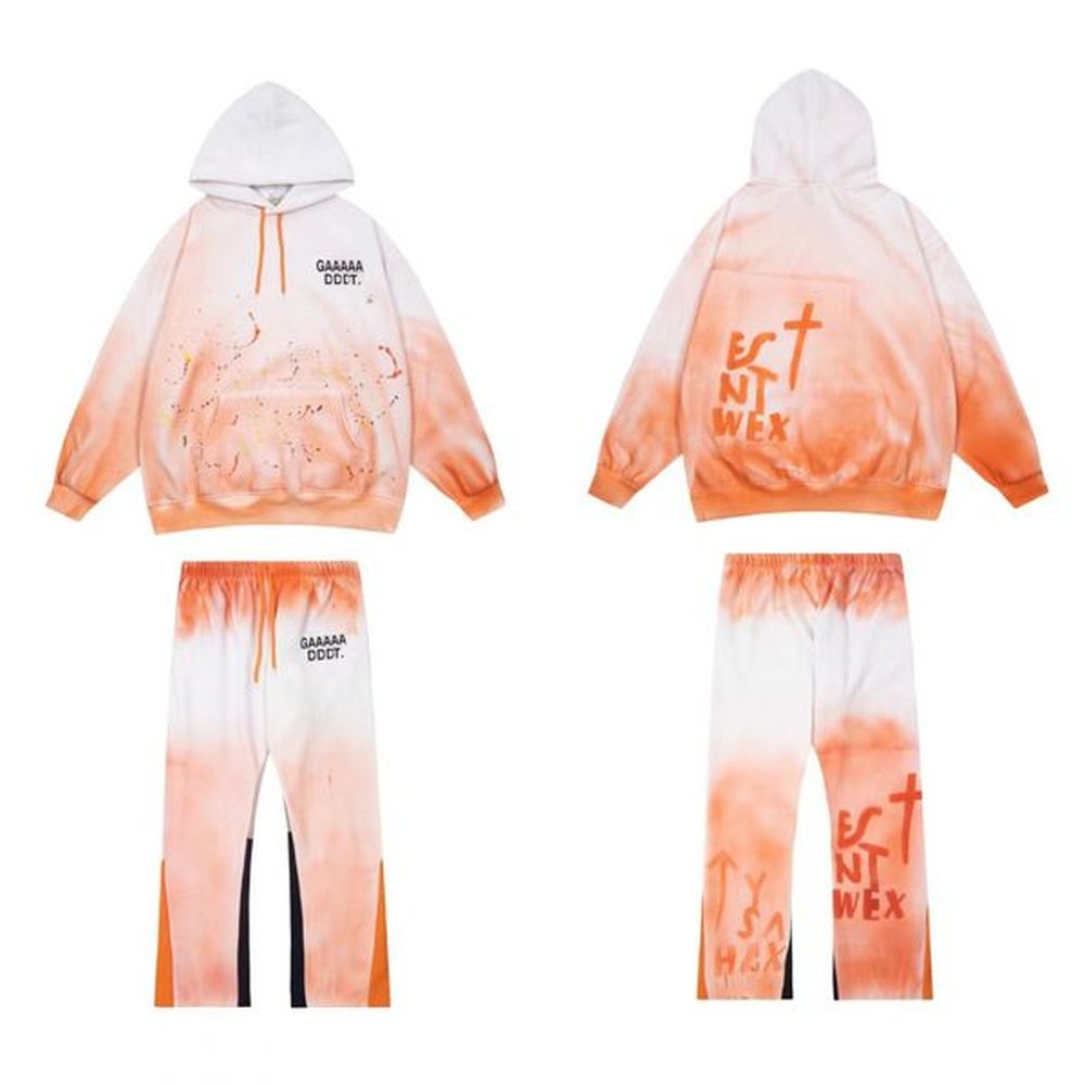 designer crewneck sweater ga tiedye hoodie suit hand painted tie