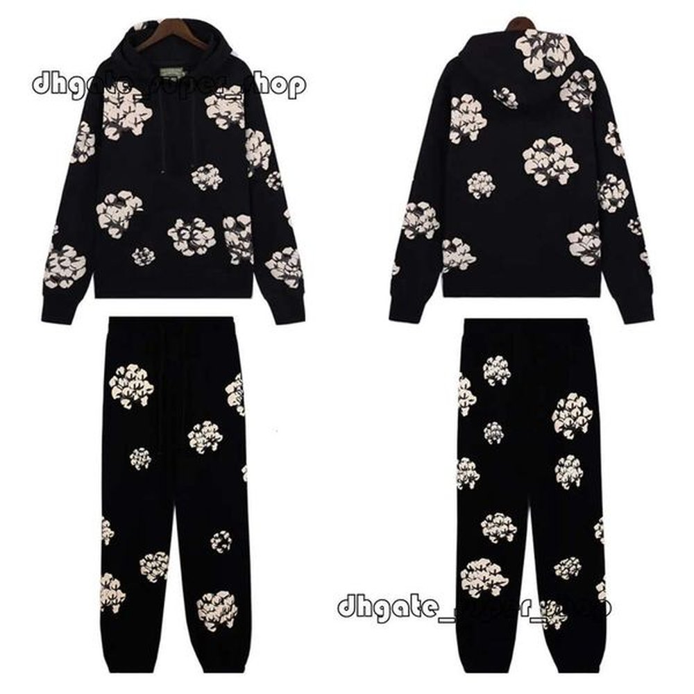 Designer denim tesrs hoodie Youth Mens Denim Hoodie Woman Sweatshirts Pink denim teard hoodie Designer Denim Tracksuit Pullover Hoody Sweatp