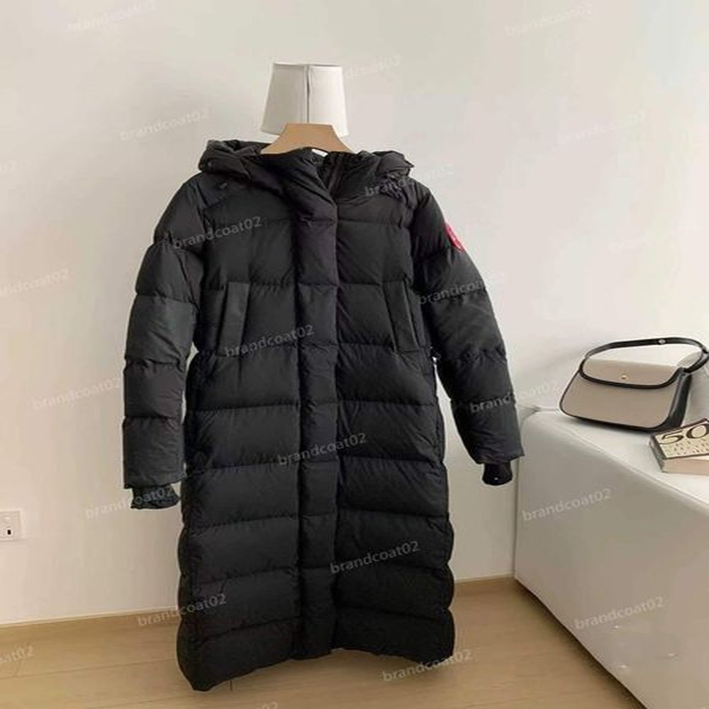 designer down coat long red label parker ouyang nana