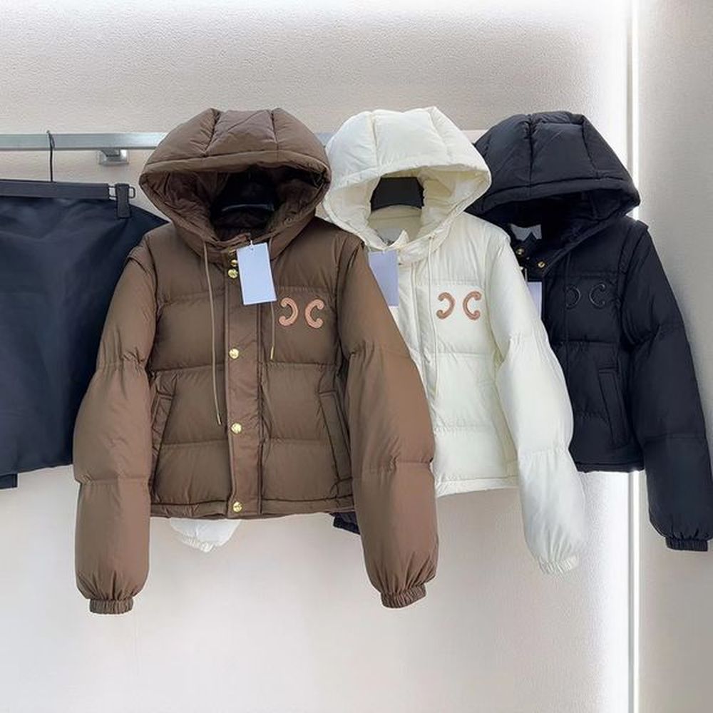 designer down jacket coat fashion classic short warm men and
