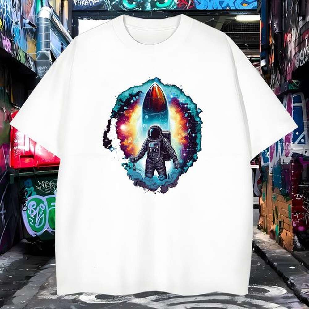 Designer Fashion Street Wear Couples T Shirts universe Breathable Soft 230g Cotton T Shirt For Man Cool Design Graphic Tees