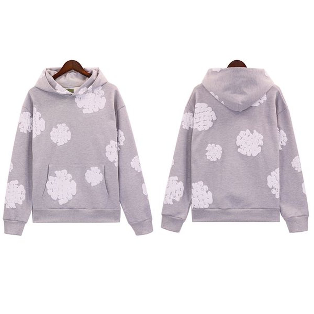 Designer Foam printing Hoodie Pullover Men Women Fashion Loose Cotton Sweatshirts Pant Man Casual Black White Floral Clothes Tops Sweatshirt