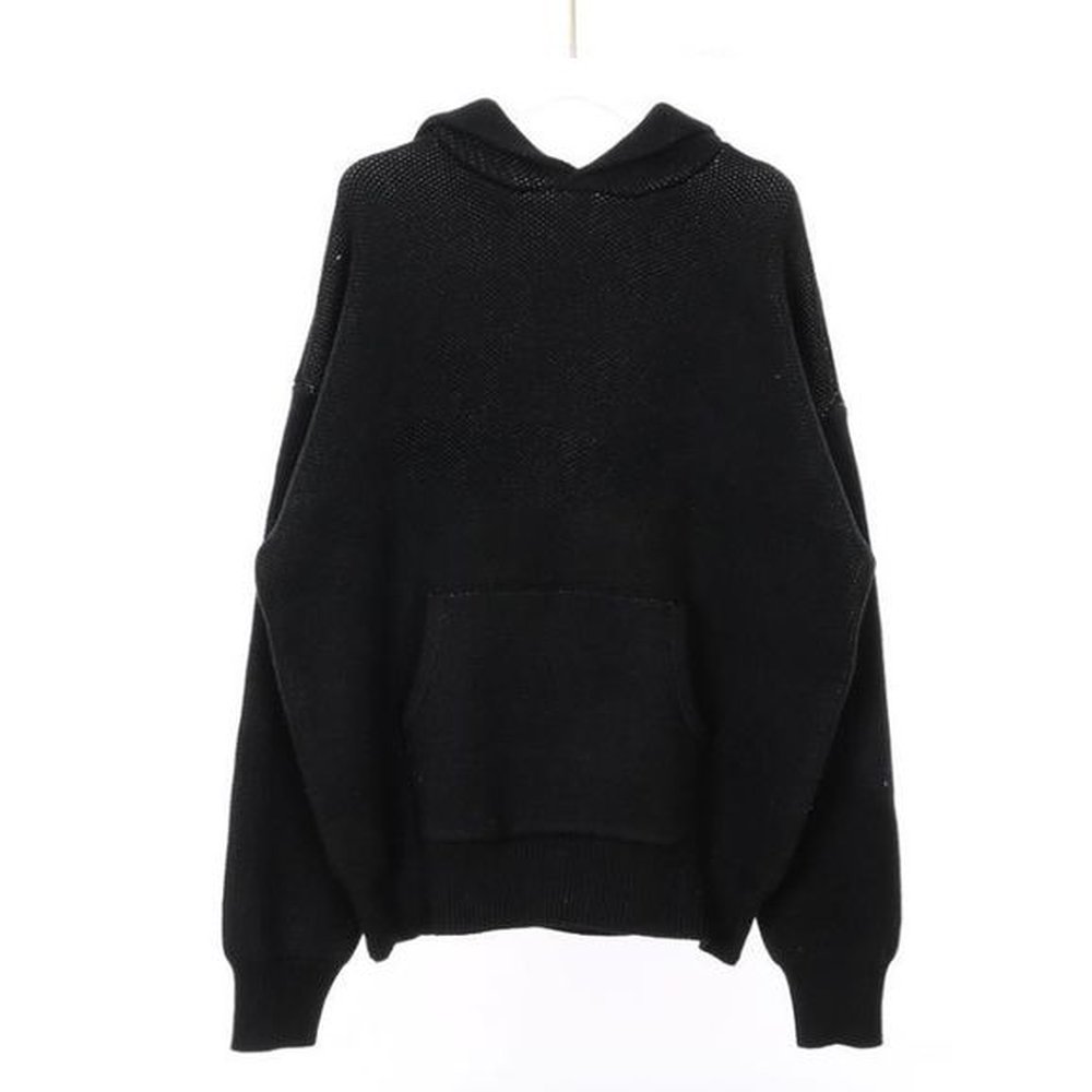 Designer FOG Letter hoodies casual hooded knitted sweater men women knits sweaters hoodie sweatshirts long sleeve pullover womens mens
