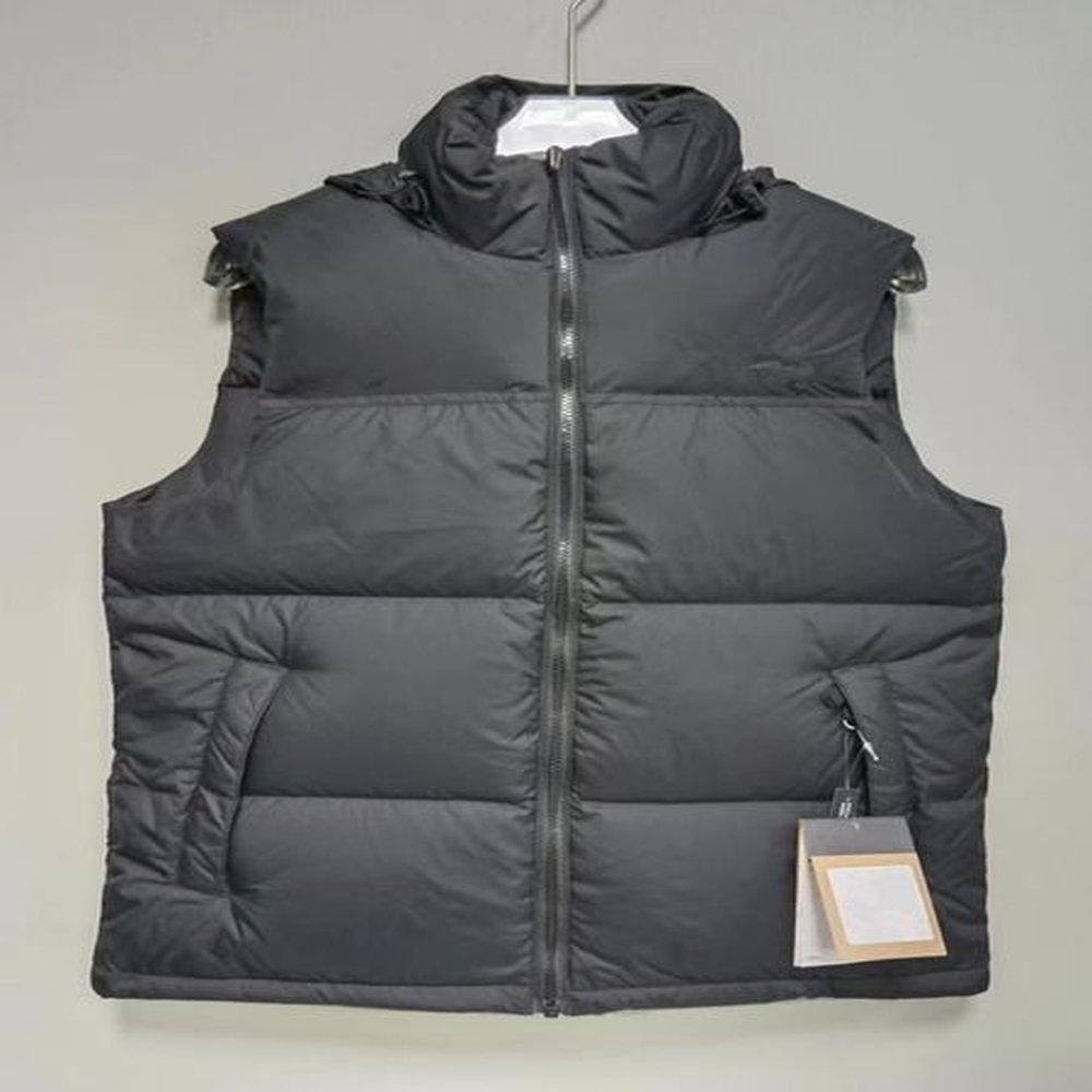 Designer gilet puffer vest luxury jacket down mens woman thick feather filled material coat pop couple coat size s m l xl xxl