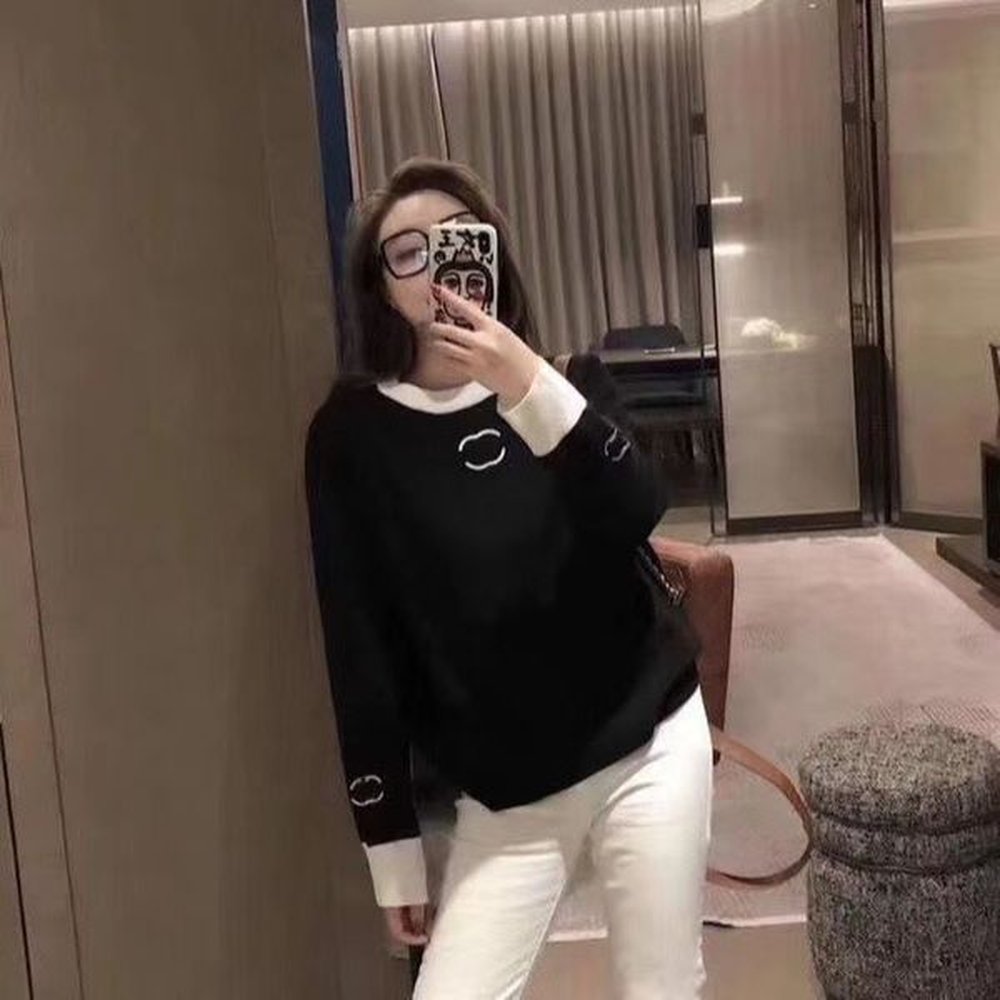 designer high quality knit sweater stylish crewneck long sleeve monogram