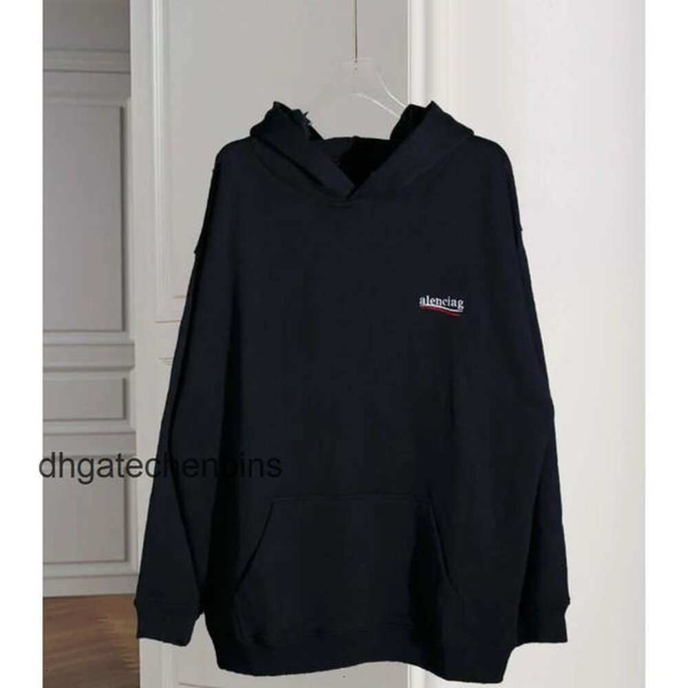 Designer Home Mens Cola Men Ballencgas Sweaters Hoodies Hoodie Fashion Version High Embroidered Paris Classic Loose Hooded Couple Fitting PO