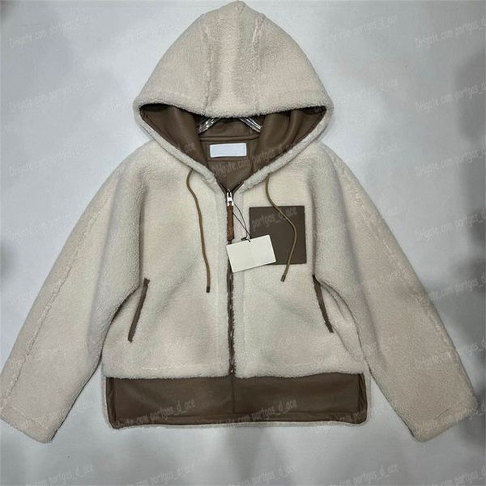 designer hooded fleece jackets women stylish cape jacket luxury leather