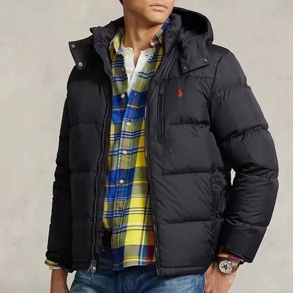 designer hoodie men down jacket Pony Embroidery Cotton Thickened warm jacket fashion casual winter coats polo puffer jackets parkas M-2XL e4