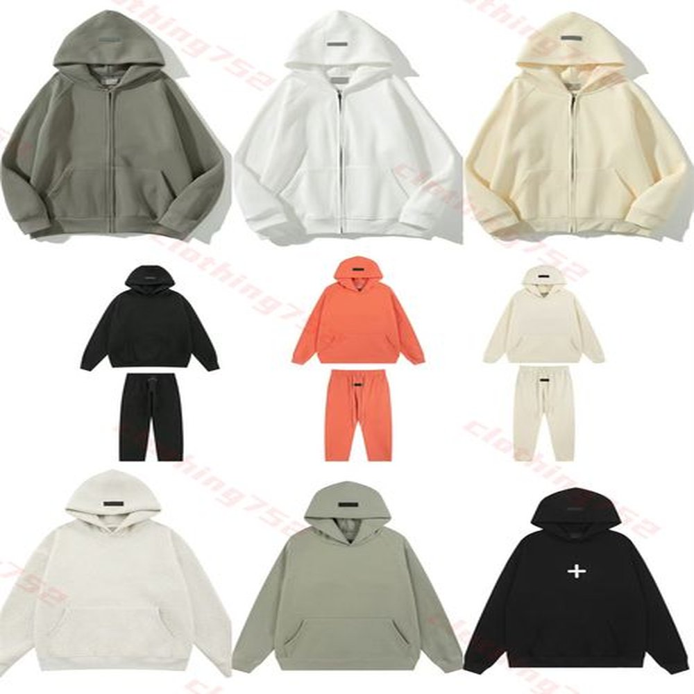 Designer Hoodie Mens Brand Clothes Pure Cotton Pile Loop High Quality Letter-Printed Loose Male And Female Couples Two-Piece Casual American