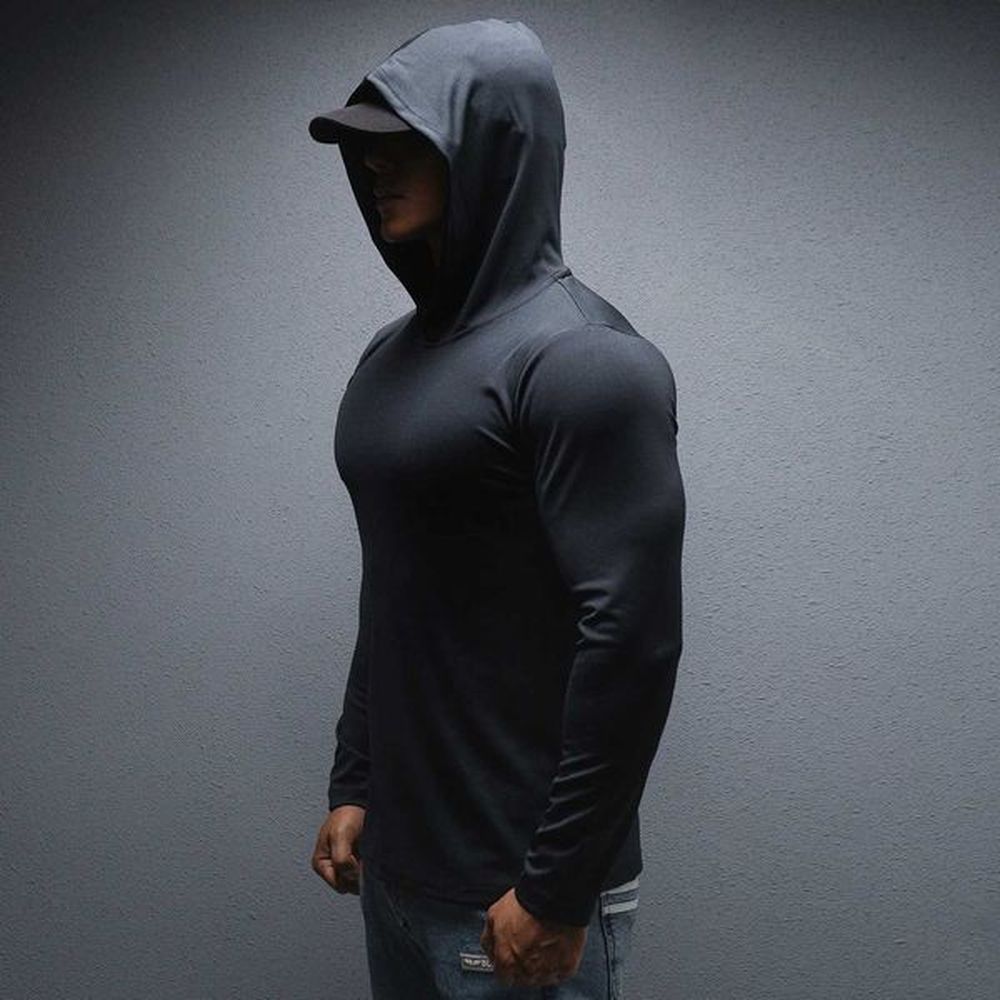 Designer Hoodie: Men's Spring Autumn Fiess Quick-Dry Gym Sportswear B2