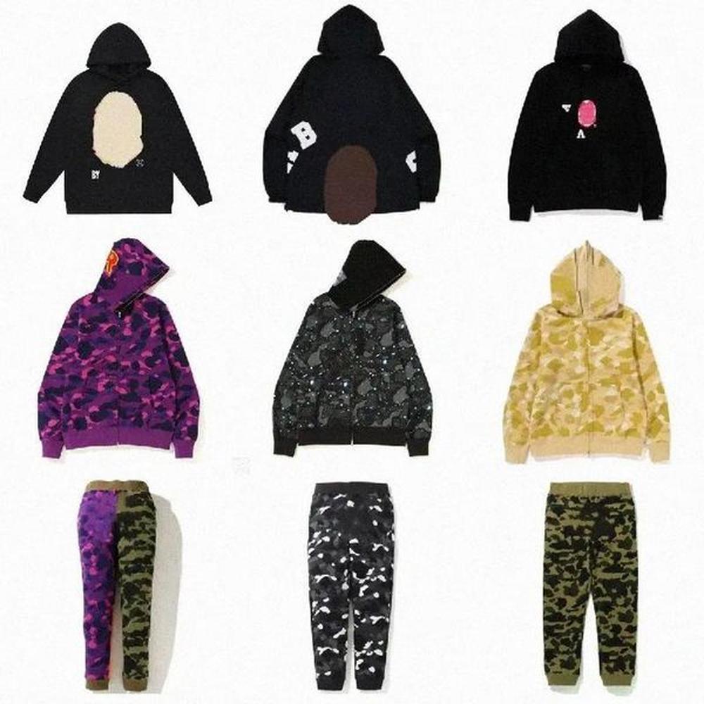 Designer hoodie Shark mens hoodies luxury designer Full hoodie Print Jacket Hoody Hooded Sweatshirt hoodie Hip Hop Fashion Hooded men woman