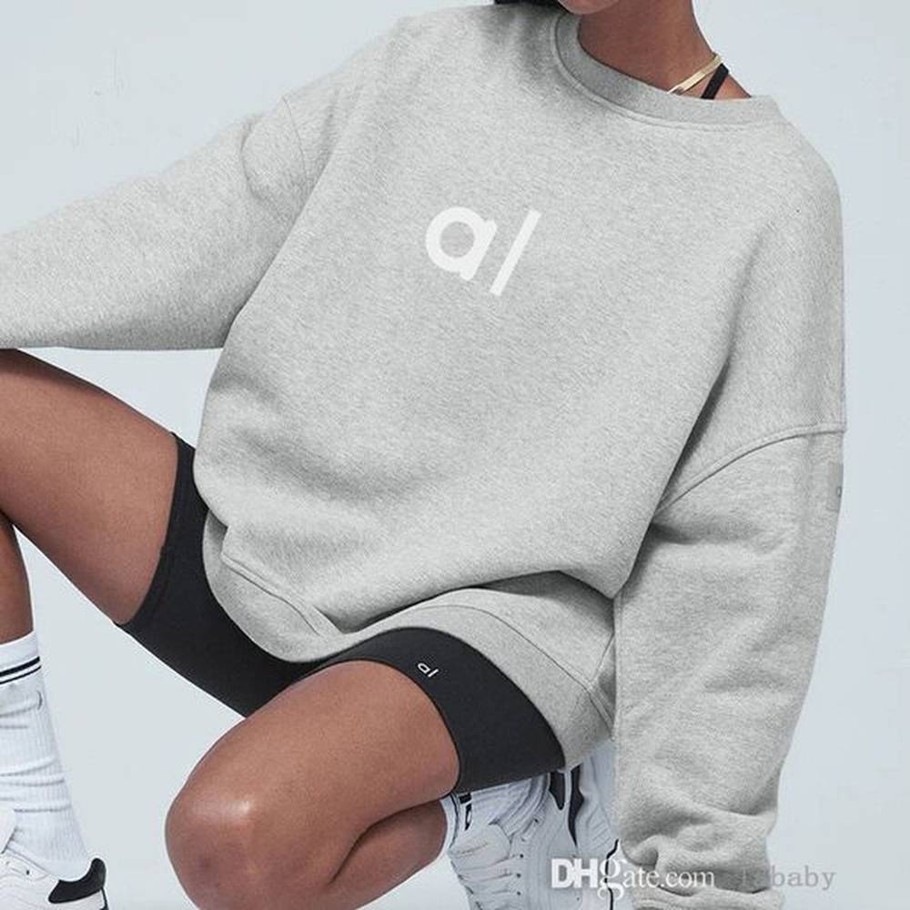 designer hoodie women yoga top suit spring round neck