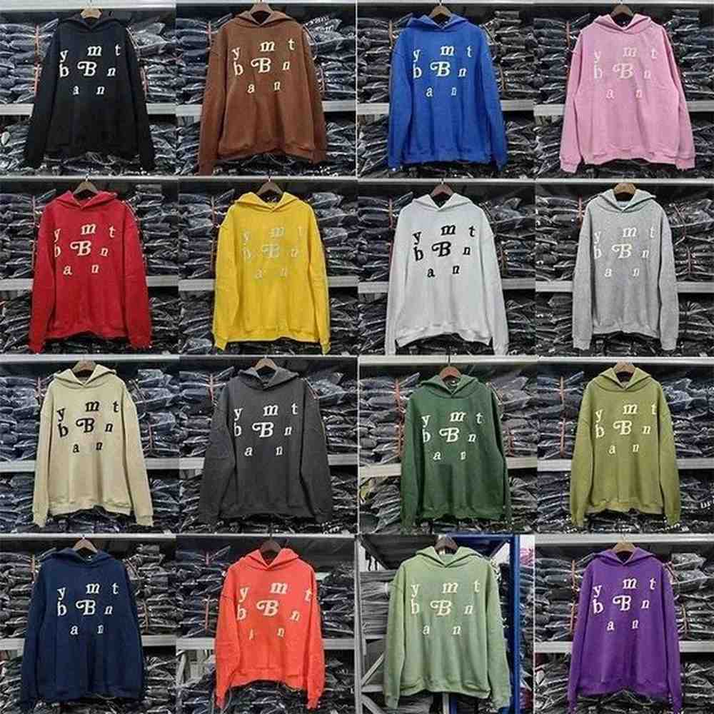 Designer hoodies CPFM YE MUST BE BORN AGAIN Letter Printed pullover sweatshirts long sleeve hooded mens woman High Street Hip Hop femme jump