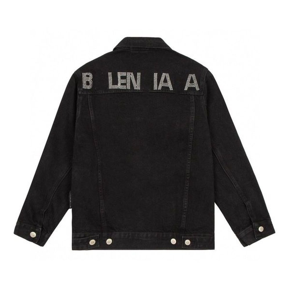 Designer Jacket clothing Balencaiigas Hot Diamond Large Letter Denim Jacket Coat Men's and Women's Loose Casual Jacket Street Dati