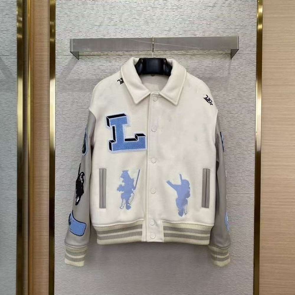 Designer jacket men's jacket bomber men's and women's windbreaker school team jacket baseball Harajuku letter embroidered lea