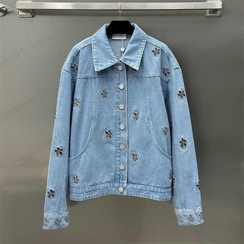designer jacket women denim jacket button coat yb imported twill