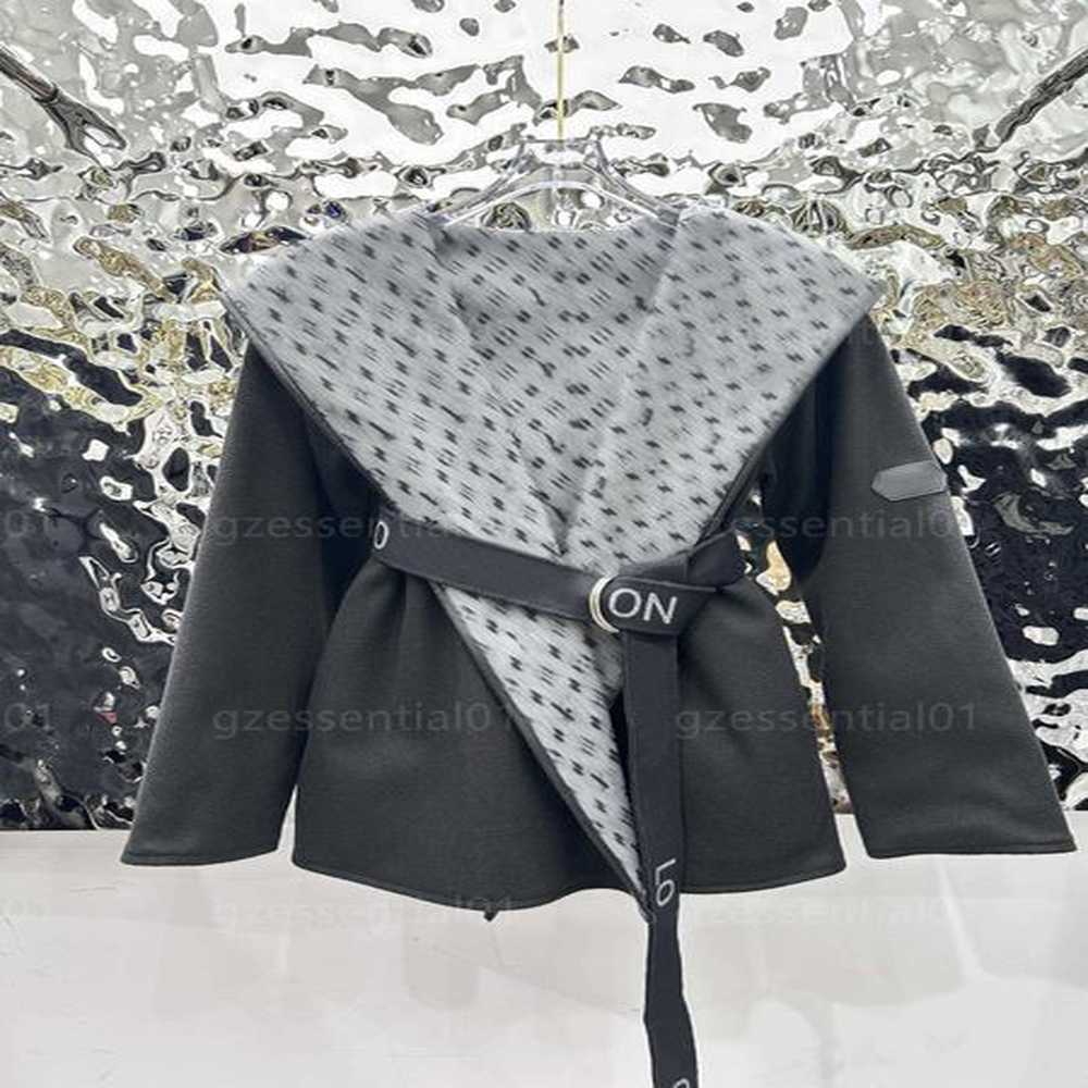 designer jacket women trench coat classic pattern printing autumn and