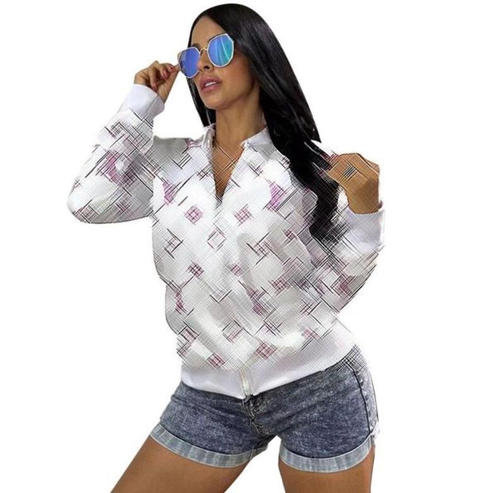 designer jackets outerwear letter printed fashion bomber tops women jacket
