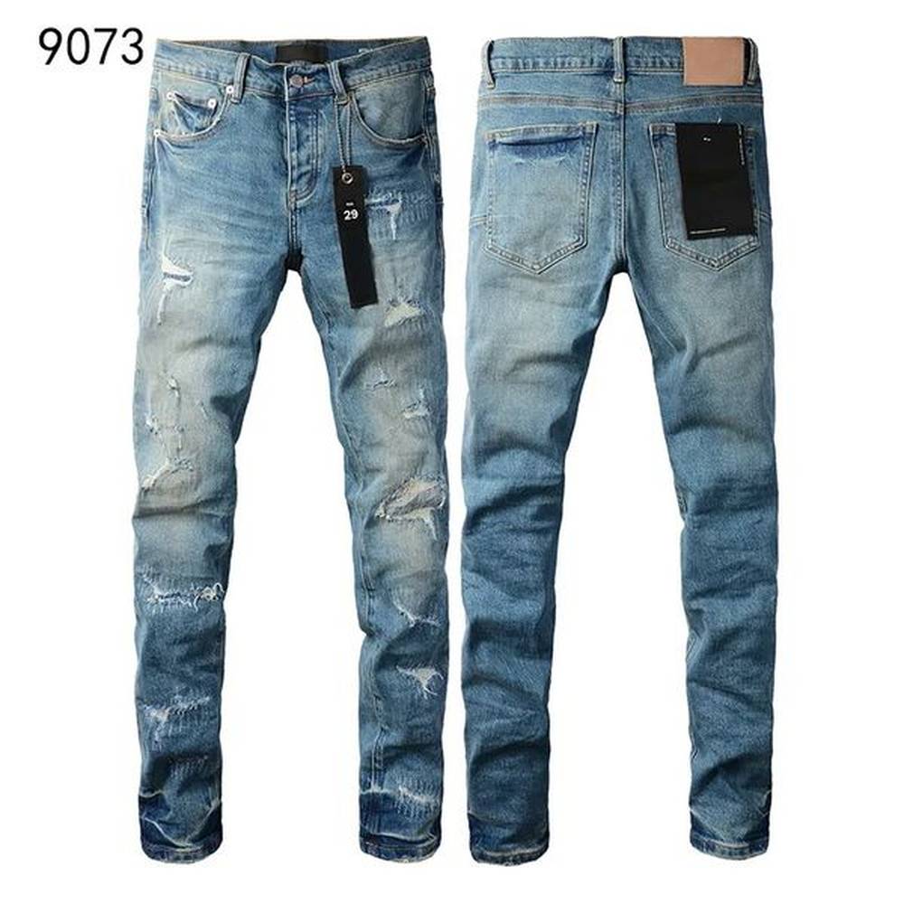 Designer Jeans Fashion mens jeans Denim Trousers Luxury Jeans Men Black Pants High-end Quality Straight Retro Ripped Biker Jean Slim Fit Mot