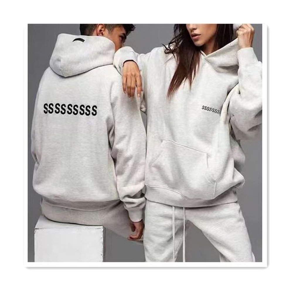 Designer men hoody hoodies pullover sweatshirts chest printed mother logo loose long sleeve hooded jumper mens high quality women gray Top