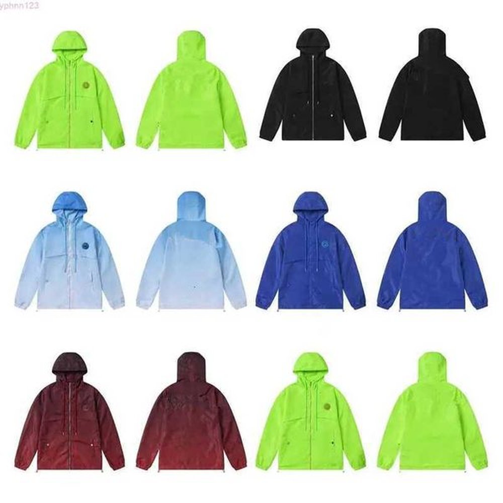 Designer Men Jacket Sportswear Windbreaker-black Embroidered Letters Women's Zipper Sun Protection S-XL