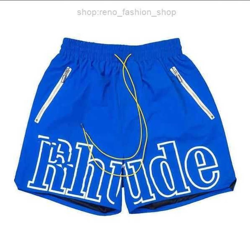 Designer Men Rh Limited Rhude Letter Shorts Summer Swim Short Knee Length Hip Hop High Street Sports Training Beach Pants Mens Elastic Waist
