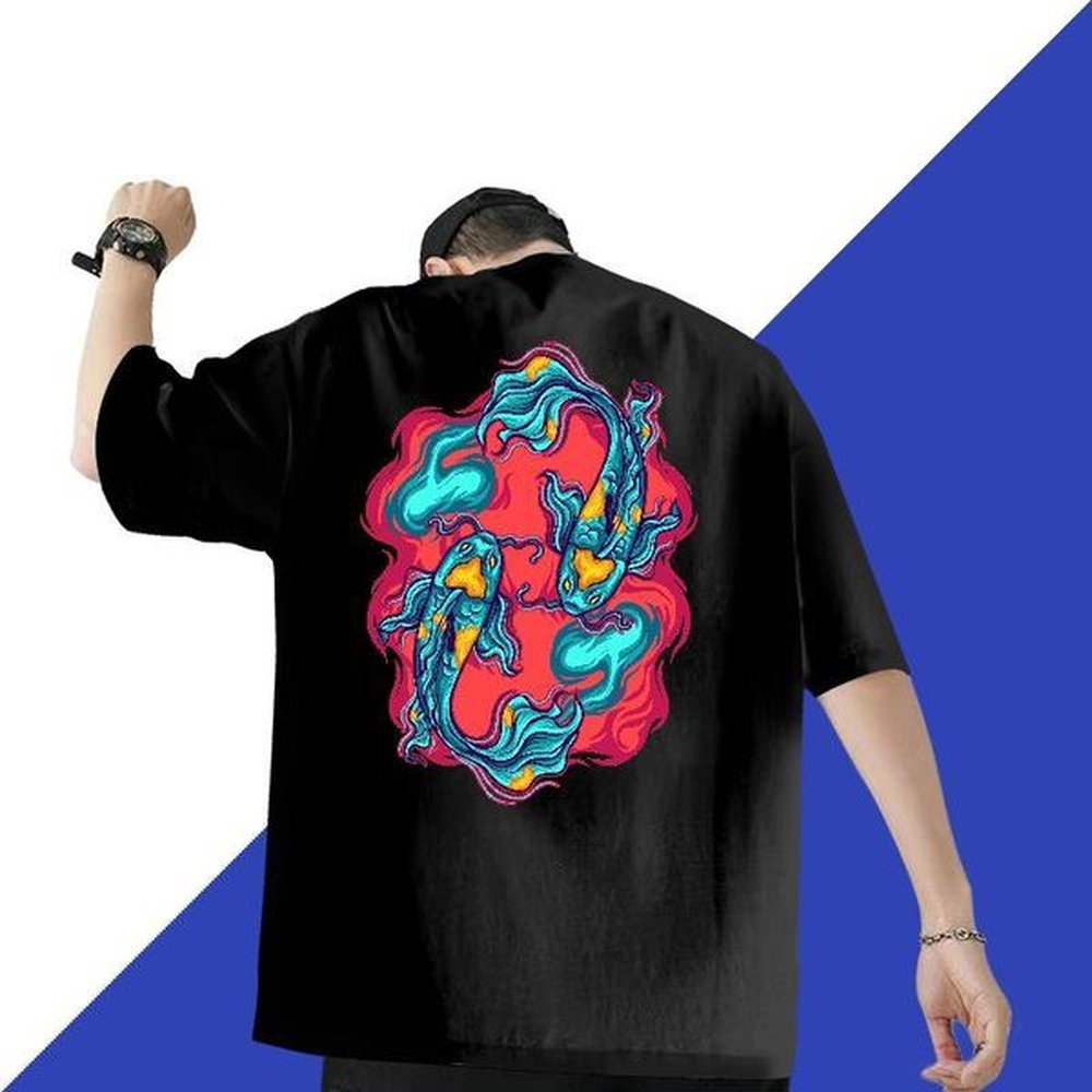 Designer Men Tees Casual 230g Cotton Top Tees O-Neck Short Sleeve High Quality T Shirt For Man Cartoon Print